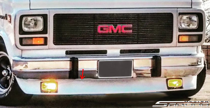 Custom GMC Vandura Van  All Styles Front Lip/Splitter (1977 - 1995) - $299.00 (Part #GM-006-FA)